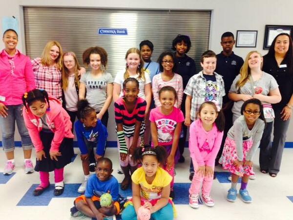 ComericaBank's tweet photo. We recently celebrated the Youth Savings Program @ Trillium Academy for 2013-14. Our student bankers did a great job! http://t.co/Wyg75DEqvv