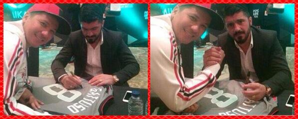 _Galieh's tweet photo. Bikin ngiri oe RT @gadiiing sama Gattuso http://t.co/EhpNqRWHzp