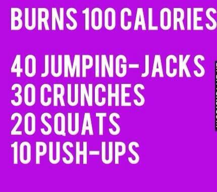 WorkoutHelp's tweet photo. Quick 100 calorie workout! http://t.co/ISKh7FjLZG