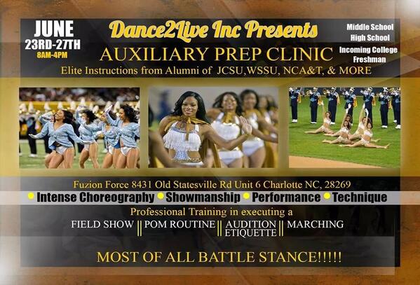 Dance2LiveFDN's tweet image. Register TODAY for @Dance2LiveFDN "Auxiliary Prep Clinic" June 23-27 2014!
Dancers || Flags
eventbrite.com/e/auxiliary-pr…