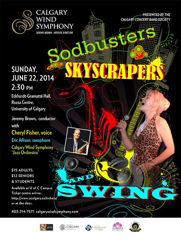 @CalgaryWindSymp present eclectic mix of world-class music, composers & performers in Sodbusters, Skyscrapers & Swing