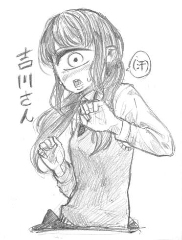 アナーキー・イン・ザ・JKの吉川さん。可愛さの一端を取得できないかと思ったけど全然似なかったので誰を描いたか明記しておいた。 