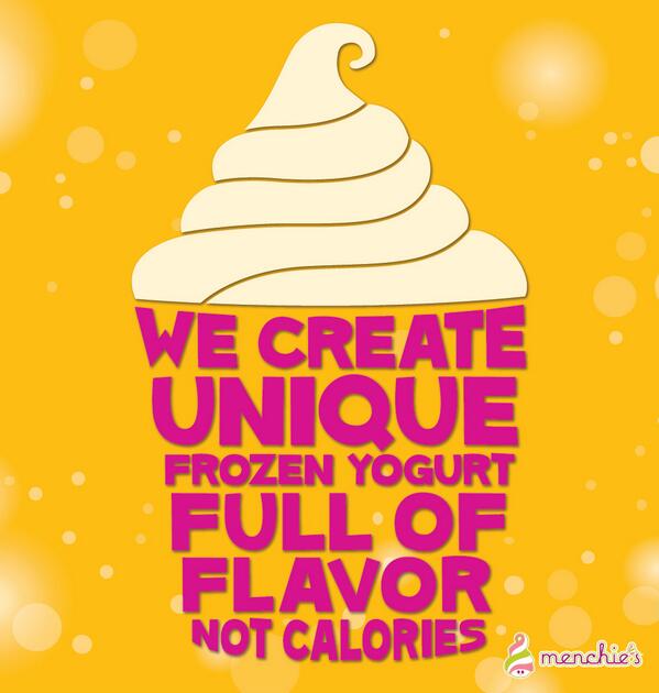 Lets get Happy Hour started with a Healthy Mix at Menchie's!