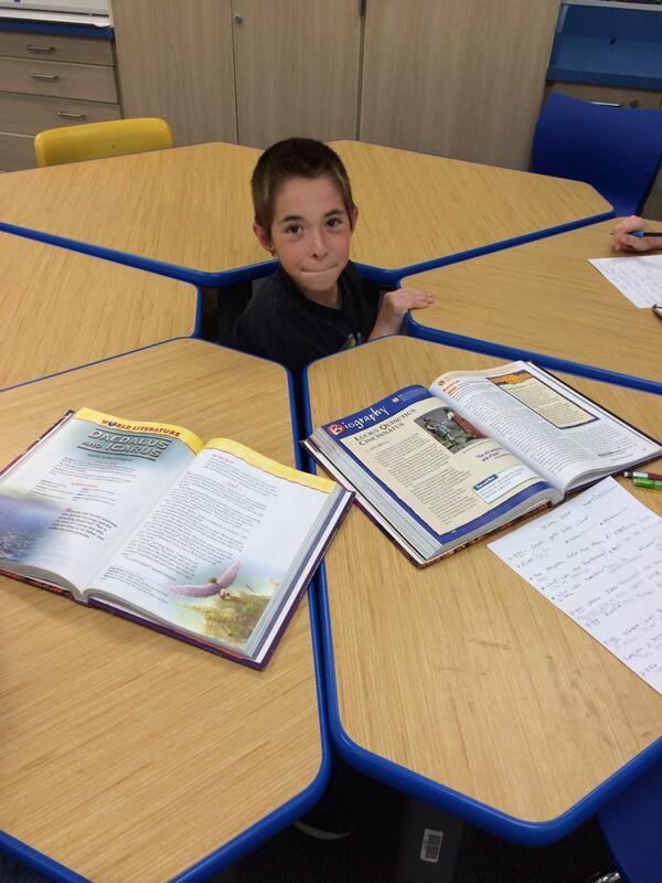 MJHSSprinkle's tweet photo. Rodman' class put the new furniture to good use today! @MJHSBullpups http://t.co/A7NIVPz3Qo