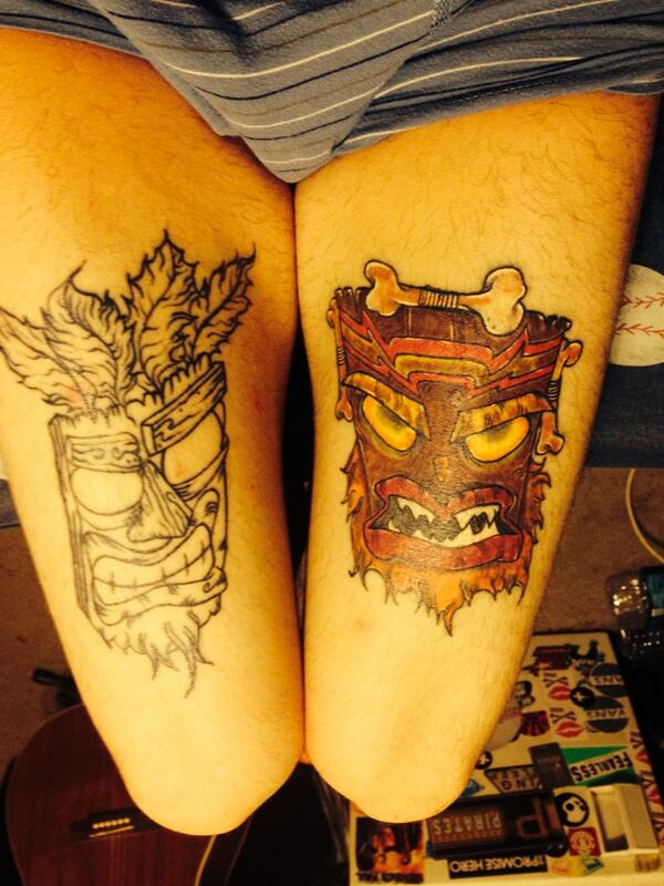 Tiki  Crash bandicoot tattoo, Crash bandicoot, Bandicoot