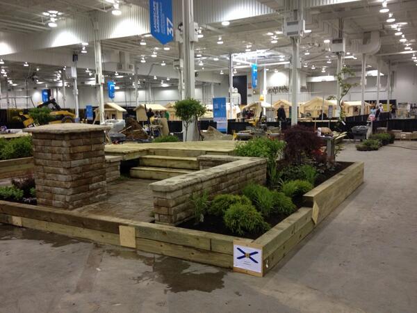 The finished landscaping project is pretty impressive! <a href="/DTEarthValley/">Down to Earth </a> #skillscanada #SkillsTeamNS