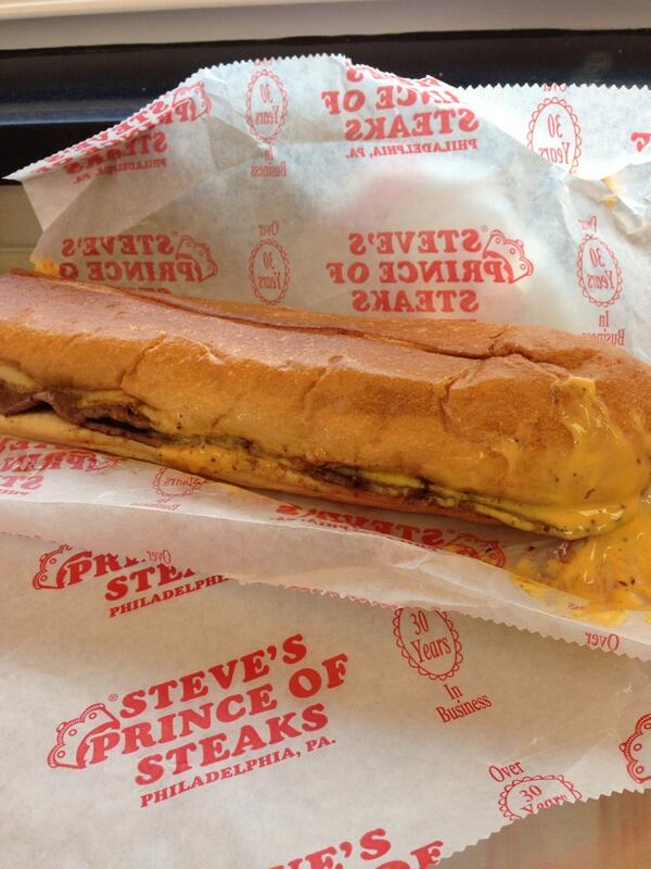 jgfedexdriver69's tweet photo. #jonboknows the best #cheesesteak in #philly #stevessteaks #princeofsteaks #surething #oh #yup #imalwaysright http://t.co/fhhxYB8TLz
