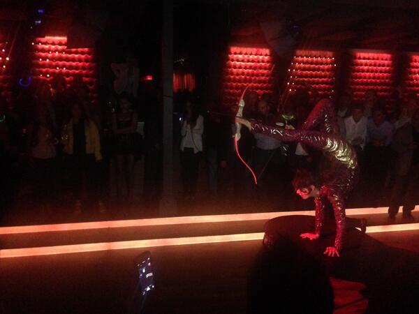 travishuch's tweet photo. You need to pretty flexible to survive all this disruption. #Subscribed14 #killerparty http://t.co/N9xjLmsaYV