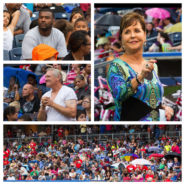 JoyceMeyer's tweet photo. Thousands of families helped today in Tulsa, OK. We're honored to have been a part! @GutsChurch http://t.co/bineuSDSE9