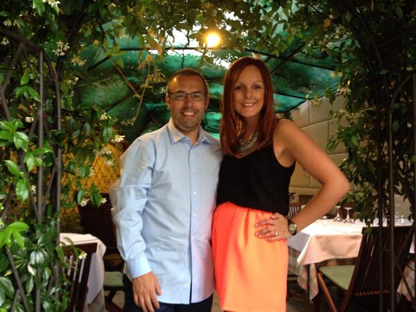 cakeshere's tweet photo. Mr and Mrs C's last night in Italy @rioandsafia http://t.co/QbE8B3Fw9w