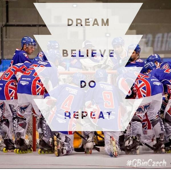.<a href="/GBInlineHockey/">GB Inline Hockey</a> with a huge game at 9 am tomorrow. You guys can do it! #Believe #GBinCzech