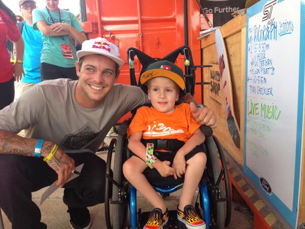 RyanSheckler's tweet photo. Nice to see my buddy Blake Sacre! http://t.co/MT6pu87Kh1