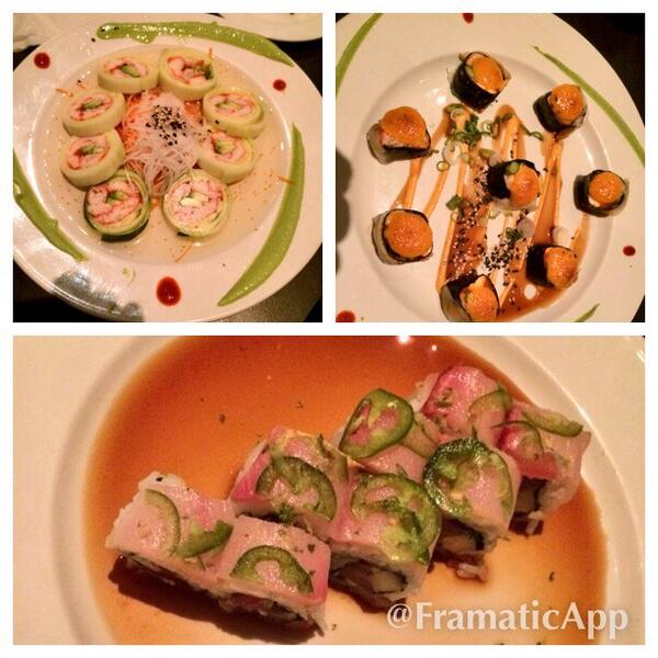 mslayel's tweet photo. Sushisssssssssss!!!  yummy in My Tummy .. Quality time with the girls @armybrat312 @helenacatherine. http://t.co/Lz3wrQSDfn