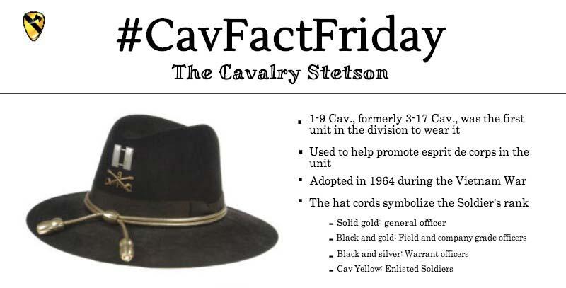 1st cavalry division stetson new arrivals