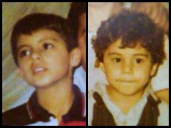 KamranHooman's tweet photo. Can you guess which one is Kamran and which one is Hooman? Pretty obvious lol #brothers #kids #family http://t.co/oeeE24NwxG