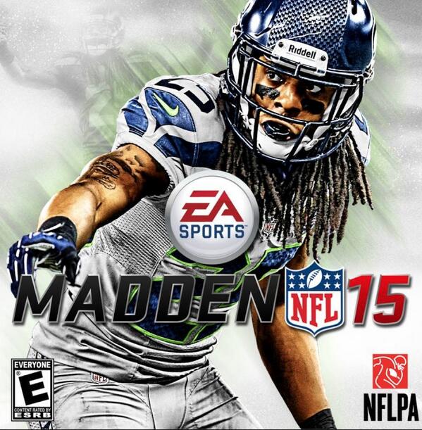 NFL_Access's tweet image. Seahawks CB Richard Sherman wins the Madden 15 cover vote!