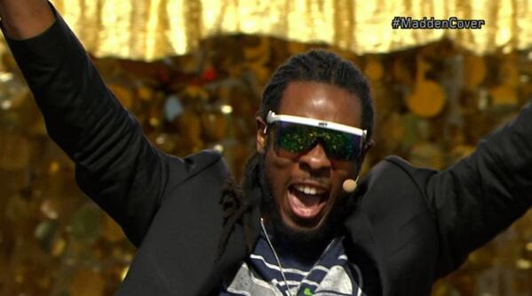 ESPNNFL's tweet image. That moment you find out you are on the cover of @EAMaddenNFL 15. 

Congrats Richard Sherman!!