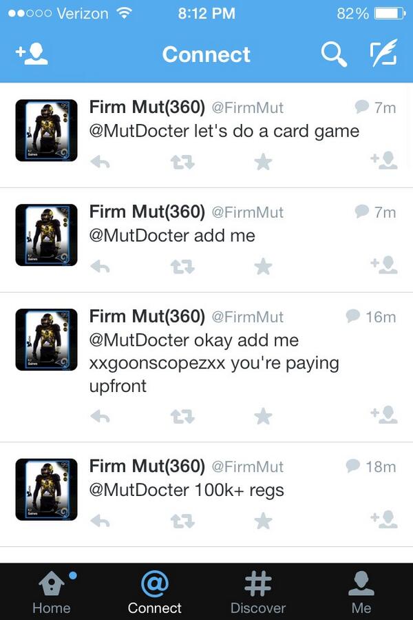 MutDocter's tweet image. Watch out for this guy who can't take a loss! Look at GT and twitter name