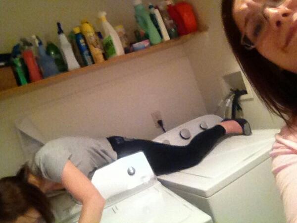 TaraTnasty's tweet image. So there was something stuck behind the dryer at work.... 
I got it by the way #cssproblems