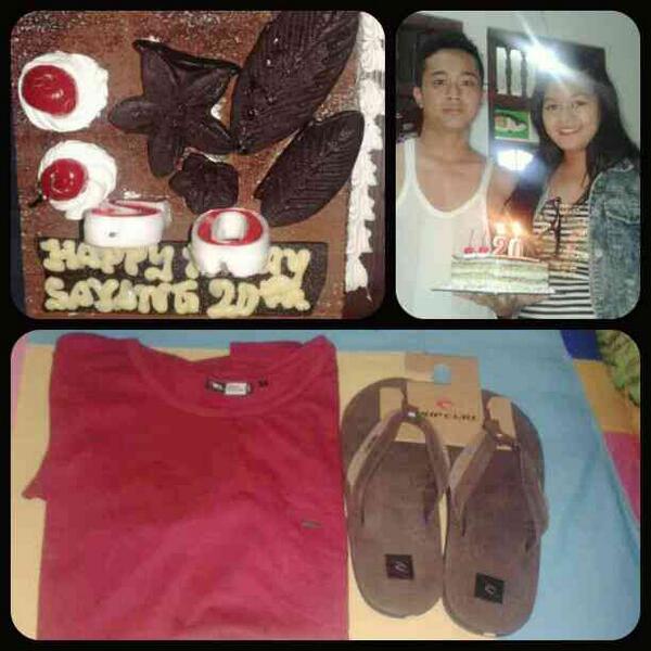 gungdwii's tweet photo. Mksi syg surprise nya @AnyaDewii http://t.co/hmZBluhSMH