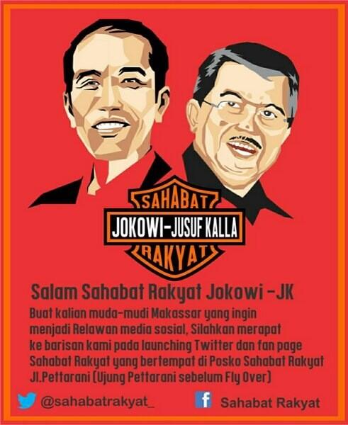 "JADILAH BAGIAN DARI KOMUNITAS MUDA INDONESIA HEBAT". Sabtu 7 juni 2014. Pukul 14.00. WITA Checkout @sahabatrakyat_