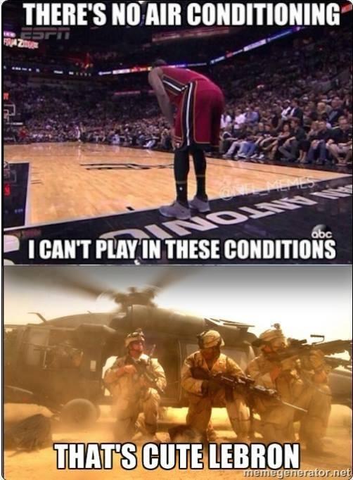 RealVets's tweet photo. Awwwwwww 90 degrees in shorts and a tank top for hundreds of millions of dollars? ....poor lil fella got a cramp... http://t.co/GGflBSlbFo