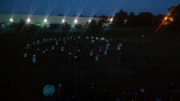 pioneerdbc's tweet photo. Here's a picture of the run thru earlier tonight. #gettingcleaner #Joy #Pioneer2014 http://t.co/zsWa8el9az