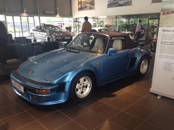 PorscheRetail's tweet image. #Porsche911 #930Turbo #FlatNose on display today #PorscheCentre #Hatfield #Openday