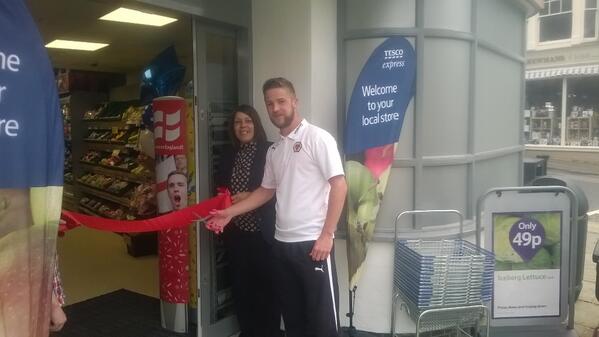 Michael Jacobs attacking midfielder from wolves opening Rothwell! <a href="/eli_mcfarlane/">Elaine McFarlane</a> <a href="/MatthewSpeight1/">Matthew Speight</a> <a href="/GRO216/">Group 216 Tesco Exp</a>