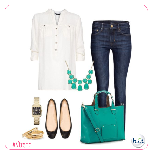 VeetPakistan's tweet photo. White and turqoise is the new #summer #trend ! #Vtrend http://t.co/7obd2fkMmC