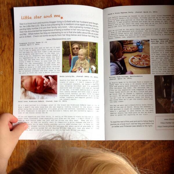 SianCarlisle's tweet photo. Seren's loving seeing her pic in the @EnfieldBabyShow directory! Thanks for the feature! http://t.co/2To3MHZf5T