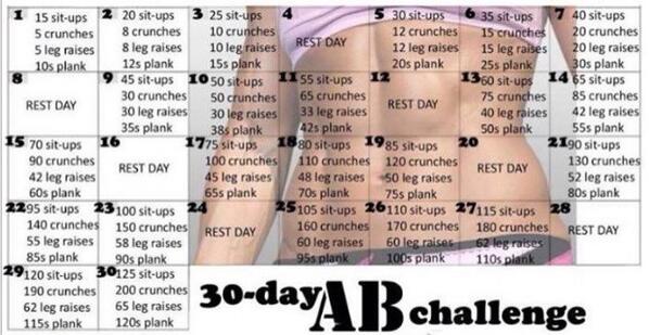 LucyWard_'s tweet photo. #HereWeGo #abchallenge #abs #fitness  #SixPack yes please!! http://t.co/91kkzoIRLN
