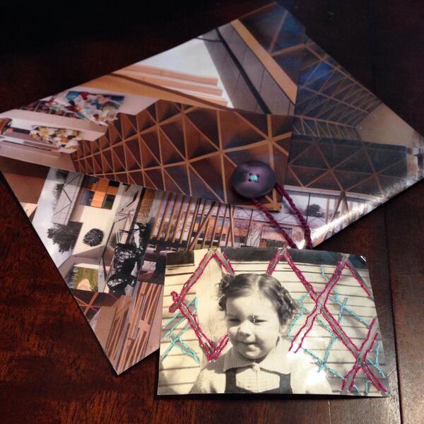 M8iekay's tweet image. Lovely day yesterday @NottsEtsyParty Made a magazine clutch with @RheaClements &amp;amp; stitched a photo! #craftparty