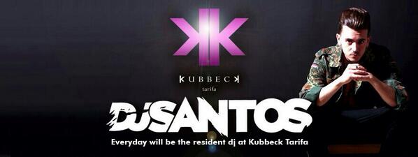 djsantosfans's tweet photo. Recuerda que este verano @Deejay_Santos es el nuevo Dj residente de @KUBBECKTARIFA !! http://t.co/7zuWIBMfcT