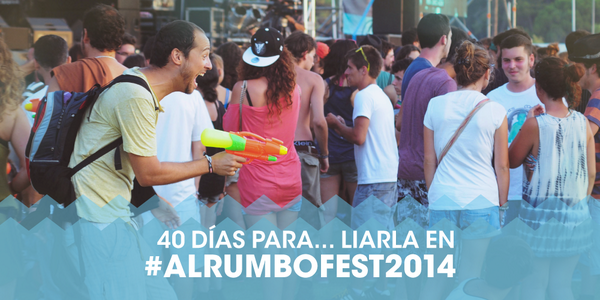 AlrumboFestival's tweet photo. Risas, emociones y travesuras.. SI, ¡QUEDAN 40 DÍAS PARA... LIARLA EN #ALRUMBOFEST2014!  http://t.co/mFv2g3EsnB http://t.co/uqJ4HTlL8j