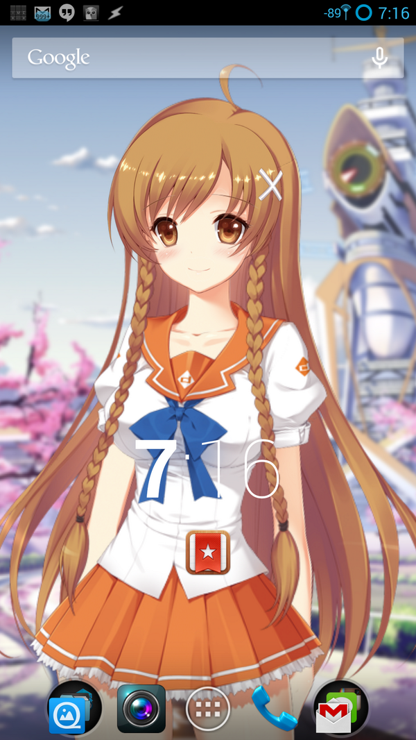 Mirai Suenaga 末永みらい Testing The Mirai Suenaga Live2d Livewallpaper For Android Before I Release It O みらいちゃんライブ壁紙テスト中 Http T Co Evlt8ochnk Twitter