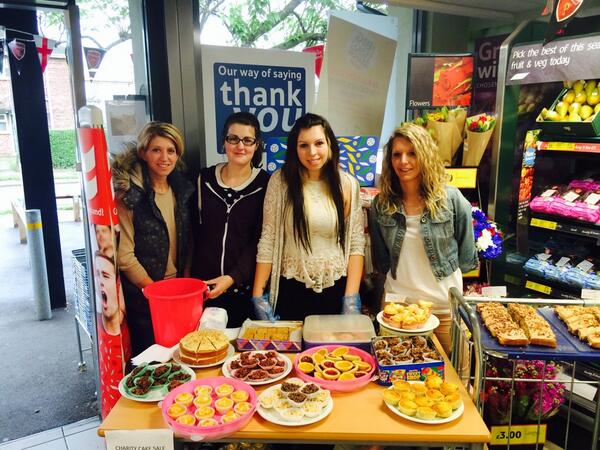 orlaithgrace's tweet image. Cake sale at @Express6804 in aid of @CR_UK