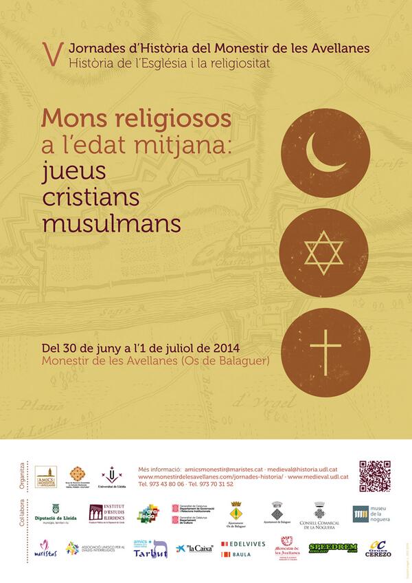 maristescom's tweet photo. V Jornades d'Historia del Monestir de les Avellanes. 
http://t.co/TGucxZp38l http://t.co/PC3YqUkJ3K
