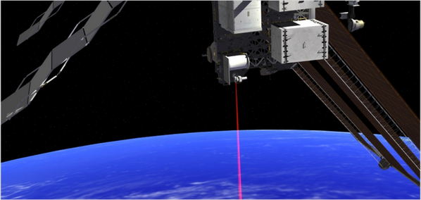GizmodoES's tweet photo. La NASA transmite por primera vez vídeo por láser desde el espacio http://t.co/MNLSfu7jzB http://t.co/1nkNY87IgB
