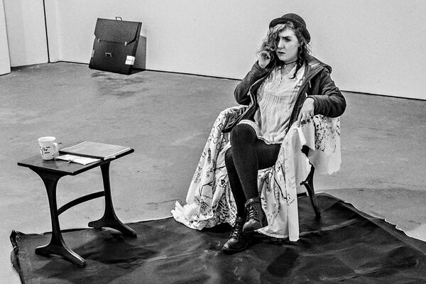 Han_Waterfield's tweet photo. The lovely Kris West taken by Augustinas Našlėnas  at @S1Artspace http://t.co/3smebdMRDx