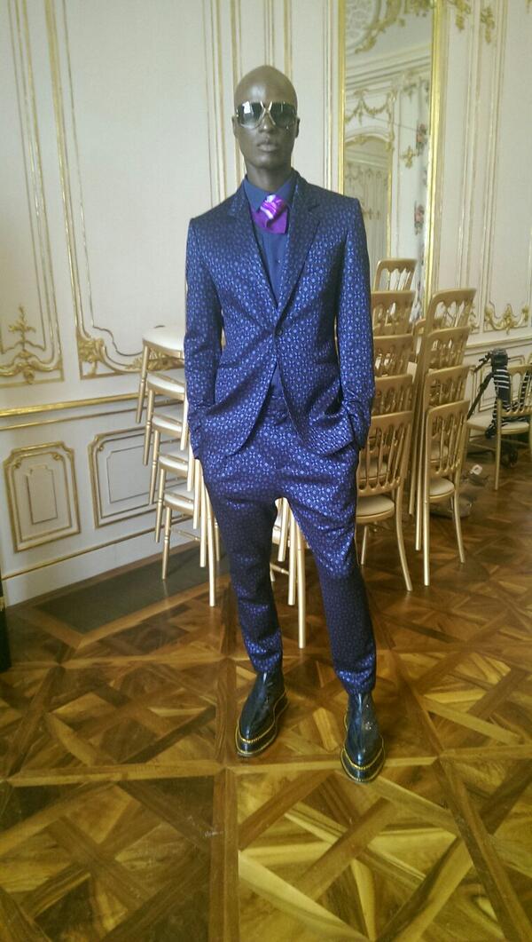 First Location....... Me in total look John Galliano .