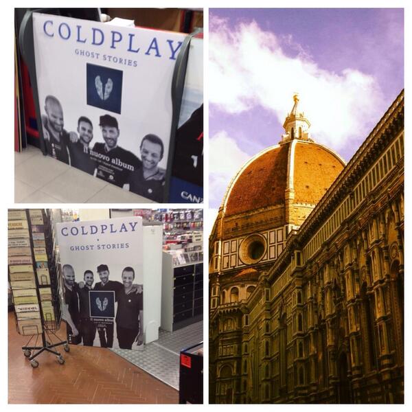 MartinaBandinel's tweet photo. @coldplay just spotted you in Florence, Italy! You rule the world #GSPoster #GhostStories #coldplay #Florence http://t.co/gphQoScWmc