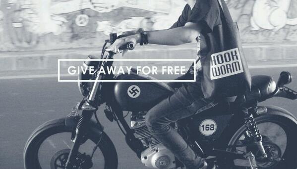 Gratis setiap pembalian kaos Hookworm edisi go skateboarding