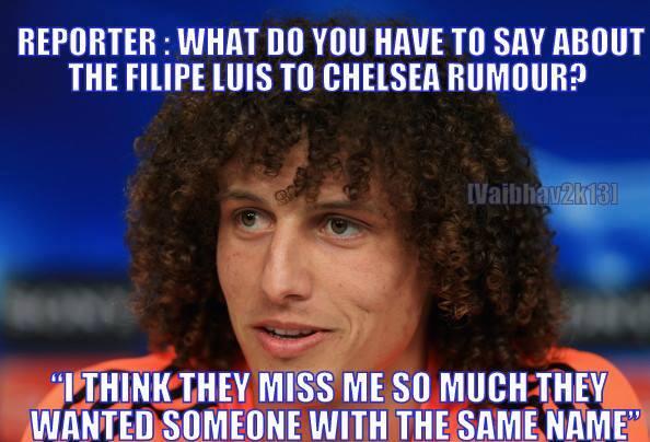 FootballFunnys's tweet photo. David Luiz http://t.co/yVroZGhOjs