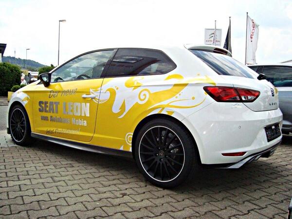 JeDesignGmbH's tweet photo. Der neue #JEDESIGN #Seat #Leon #Sc vom #AutohausKobia http://t.co/55vj1QK33w