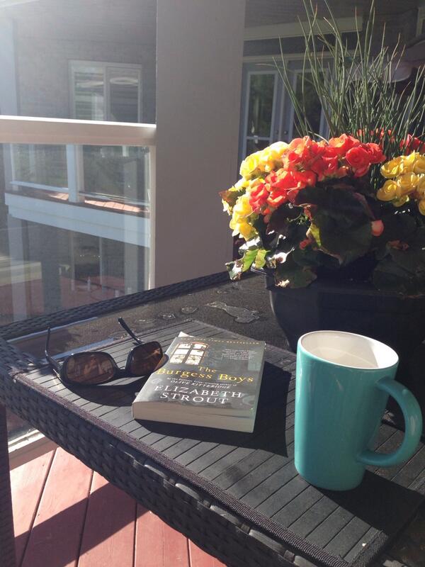 A good problem to have on a Saturday morning.... it's too hot to sit in the direct sun and read. Awesome.