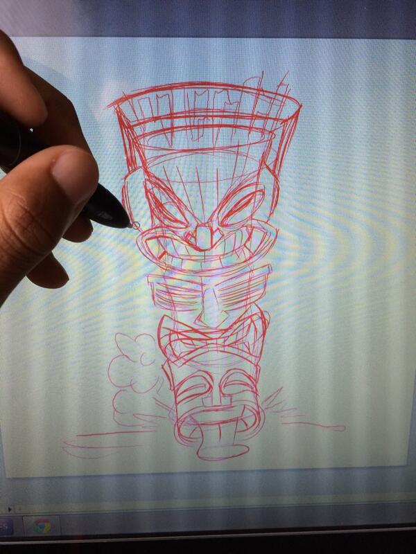 RRatedClothing's tweet photo. A good morning starts with a pen and digital ink! http://t.co/GlBH8HASgg