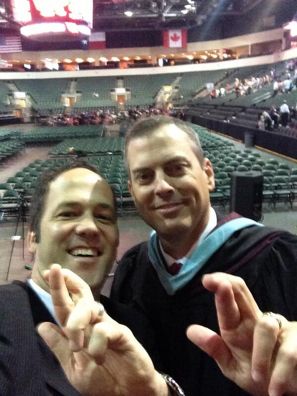 All the grads are gone! But... I snagged Paul Johnson VRHS Principal for a graduation selfie!

#bestHSprincipal
