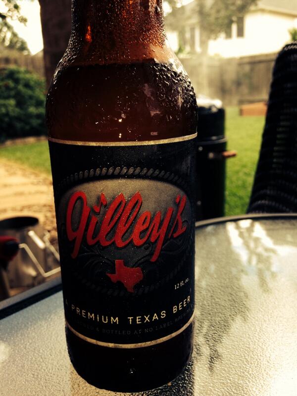 Good Job #No Label on Gilley's it's perfect Texas Brew for the summer!