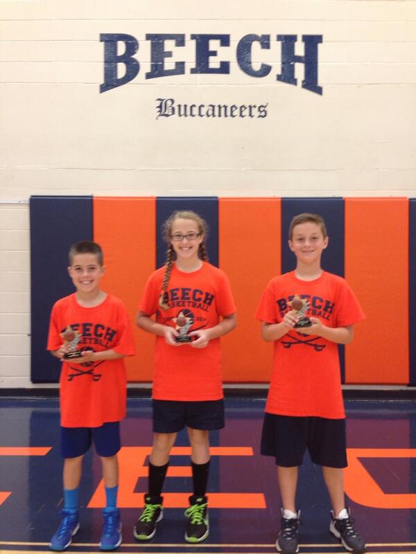 BeechHoops's tweet photo. Layup Champions Wyatt Clements, Anastin Lee, and Luke Fleming. #48Camp #gobucs http://t.co/oxiTM8huUl